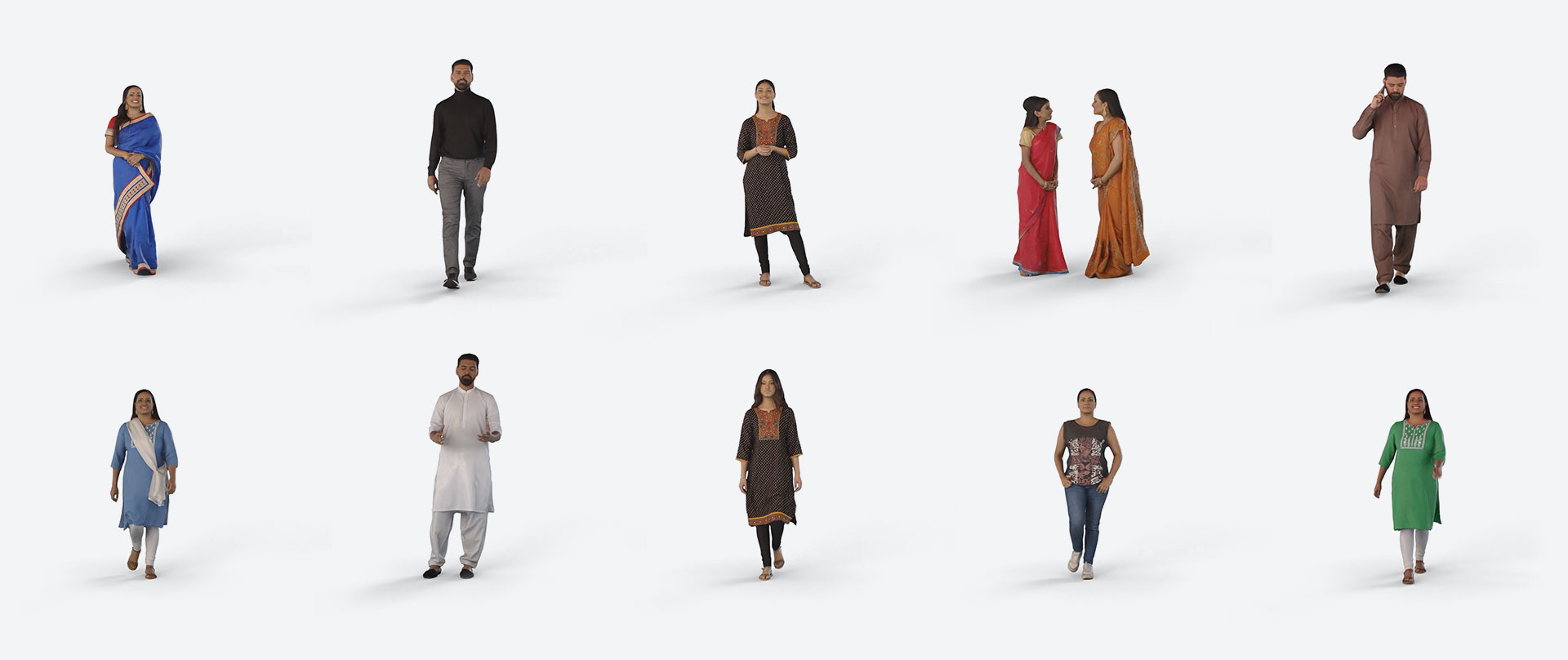 AXYZ Blog | 4D people Indian ethnic, Embracing cultures: Unveiling vibrant characters to celebrate cultural diversity