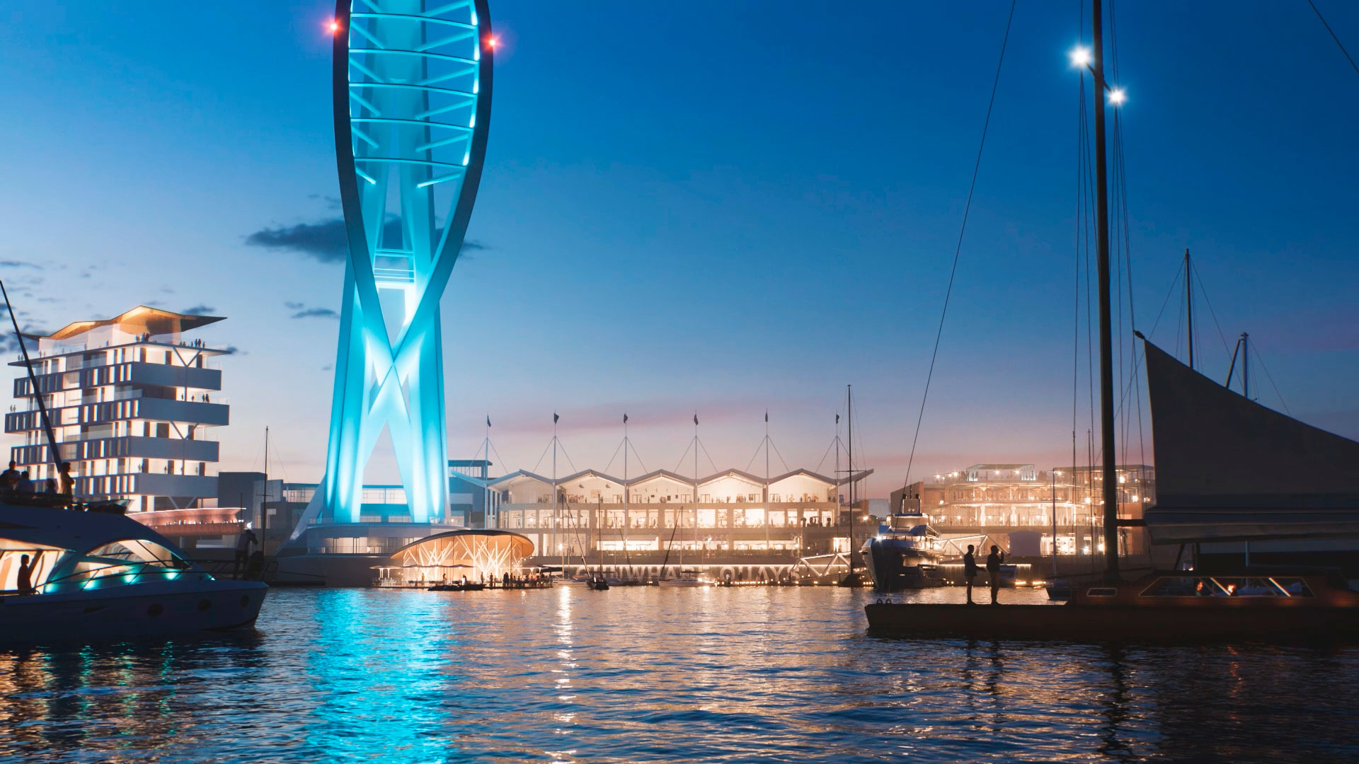 Blogue AXYZ | L'ambitieux voyage de Landsec sur les quais de Gunwharf